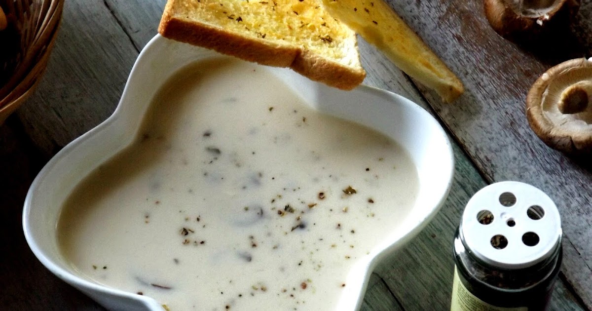 Julia Homemade: Sup Cendawan Berkrim