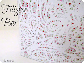 diy filigree, Silhouette project, Paper box