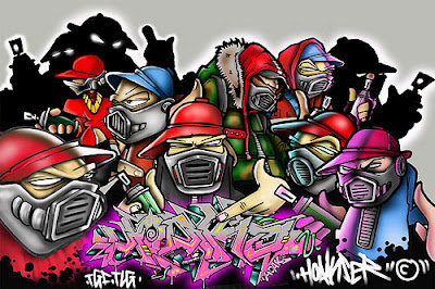 Kumpulan gambar  gambar  grafiti  Paling Keren  dan Funky 