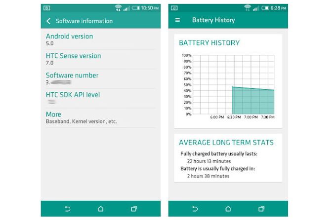 HTC Sense 7 en imágenes filtradas revela Diseño de materiales     