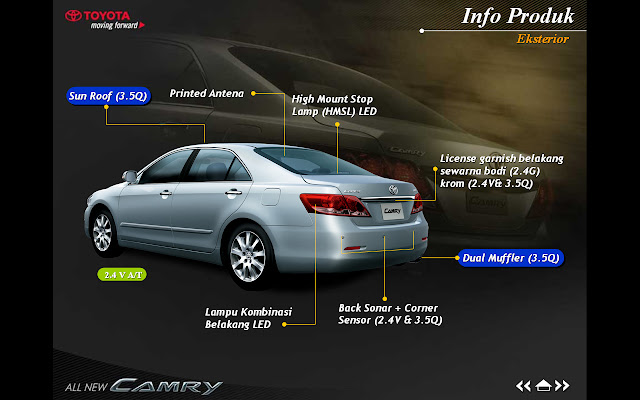 Exterior Toyota Camry 2010 - Harga Toyota Calya Agya 