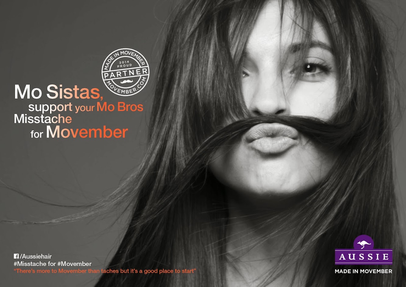 Aussie Gets Women to show off their Movember Misstaches