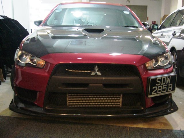 Evo X Front Lip Varis Style Posted by LaoKokKok at Friday April 16 2010