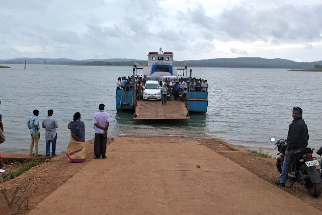 Holebagilu to Sigandur ferry ride