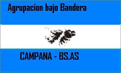 campana bajo bandera