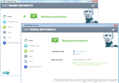 ESET Smart security 6 & ESET NOD32 Antivirus screenshot