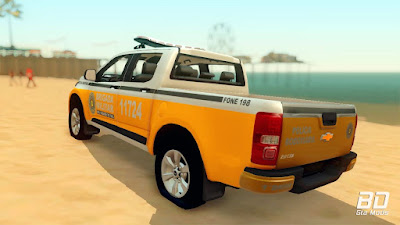Download do mod da viatura Chevrolet S10 Brigada Militar RS para o jogo GTA San Andreas PC, Você pode baixar esse mod de graça.