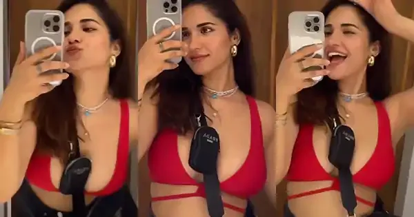 ruhani sharma bikini cleavage selfie hot busty indian actress