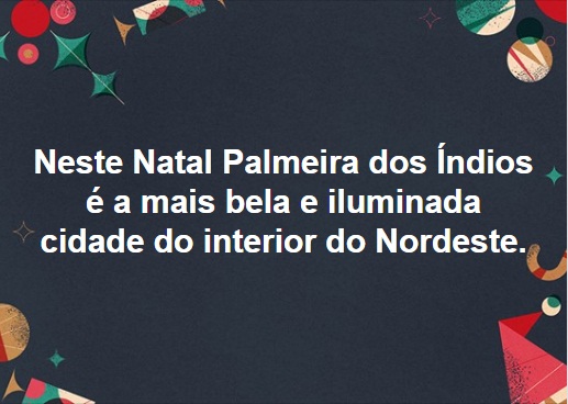 Palmeira muito bonita comemorando o seu Natal de Luz