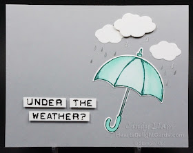 Heart's Delight Cards, Weather Together, Umbrella, Get Well, Stampin' Up!