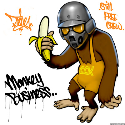 Monkey Graffiti Character Designs