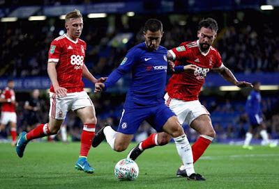 CHELSEA 5 NOTTINGHAM FOREST 1: HAZARD ON FORM AS BATSHUAYI CLAIMS HAT-TRICK