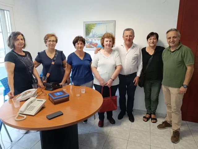 Ο Γιάννης Ντούμος αρωγός στις λειτουργικές αναγκαιότητες του Συλλόγου Λιβαδιωτών Κατερίνης