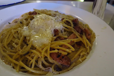 Pastaria Abate, truffle carbonara