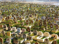 le cimetière de la ville de Salé