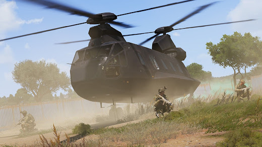 ヘリコプターで強行着陸するArma3用シングルプレイヤー用シナリオ Air Assault
