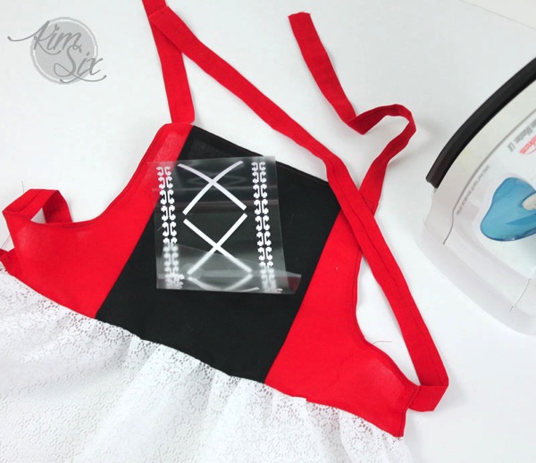 Heat Transfer Vinyl Faux Lacing