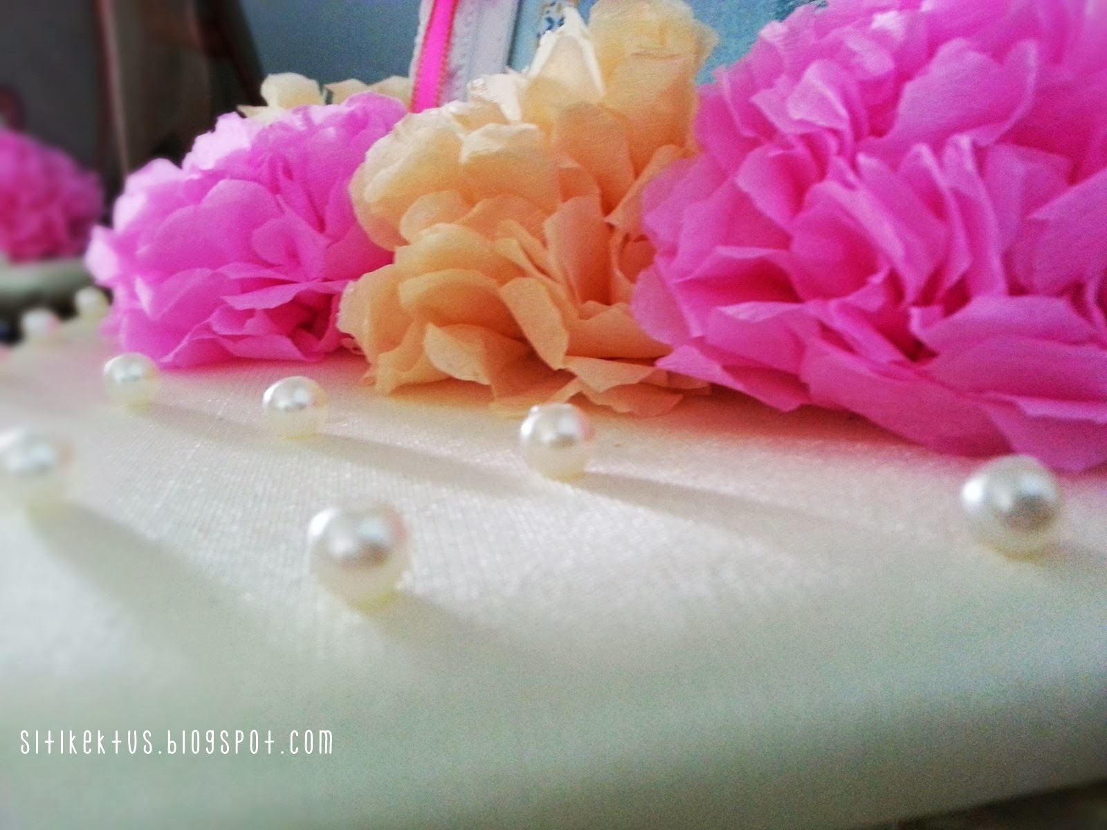  Bunga Kertas Tisu  sebagai Hiasan Hantaran Pertunangan DIY 