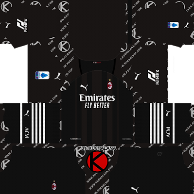 AC Milan Kits 2021/22 -  DLS2019 Kits