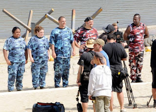 celebrity fit club cast on set