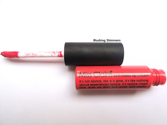 Miss Claire soft matte lip cream in shade 05