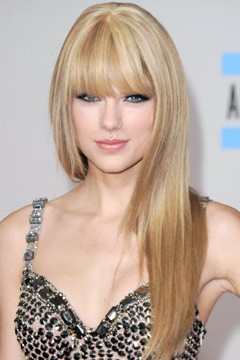 taylor swift straight hair