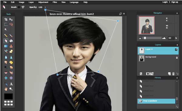  blog yang membahasa seputar tutorial edit foto Cara menciptakan karikatur online dengan pixlr editor