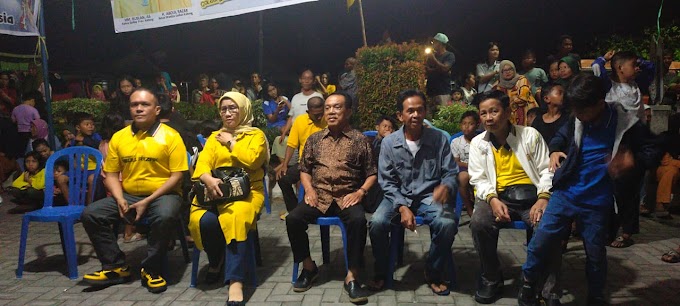 DPD PARTAI GOLKAR MELAKSANAKAN KEGIATAN LOMBA DALAM MEMERIAHKAN HUT RI KE 78 DI WILAYAH SEPUTARAN FLAMBOYAN BAWAH