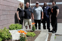 group at memorial garden