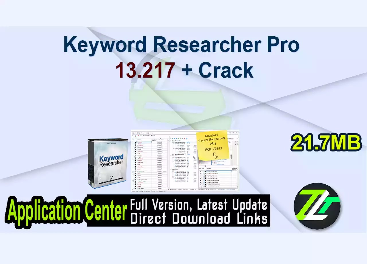 Keyword Researcher Pro 13.217 + Crack