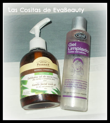 Gel limpiador facial cavall verd y de aloe vera de green pharmacy