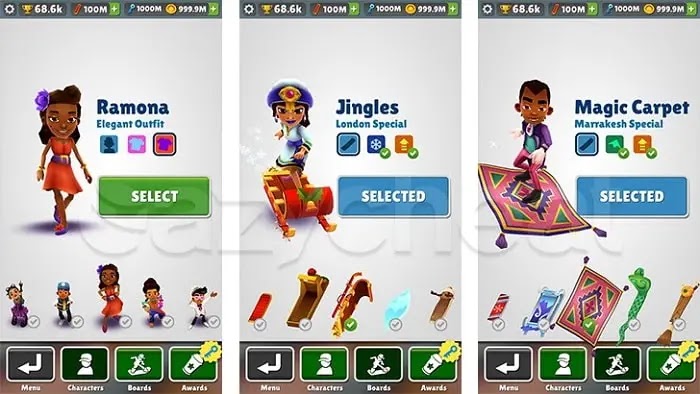 Subway Surfers MOD APK (Menu, Unlimited Money x9999, immortality, high jump) 3.27.1