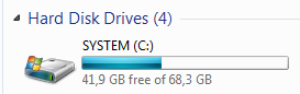 Free up disk space