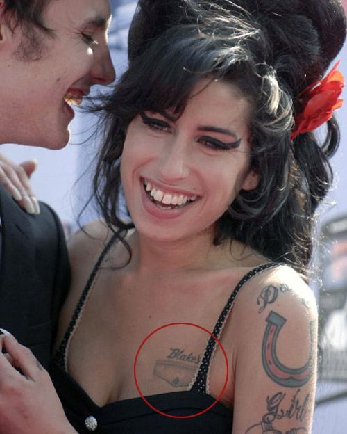 Amy Winehouse Tattoo Designs