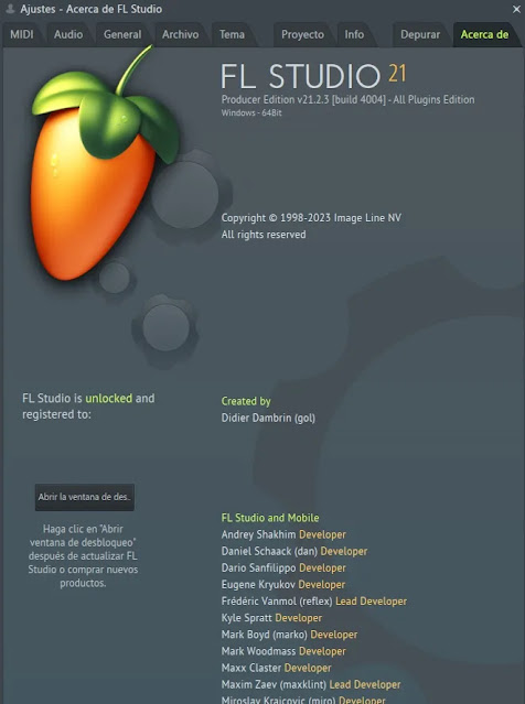 FL Studio 21 (2024) Versión 21.2.3 Full Español
