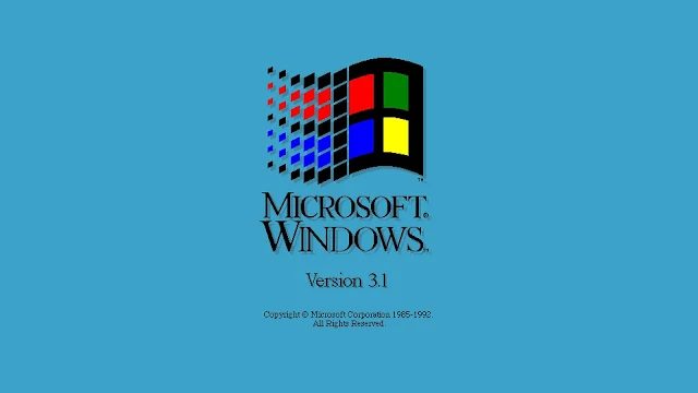 Papel de Parede Vintage Microsoft Windows 3.1.