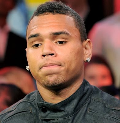 chris brown close up