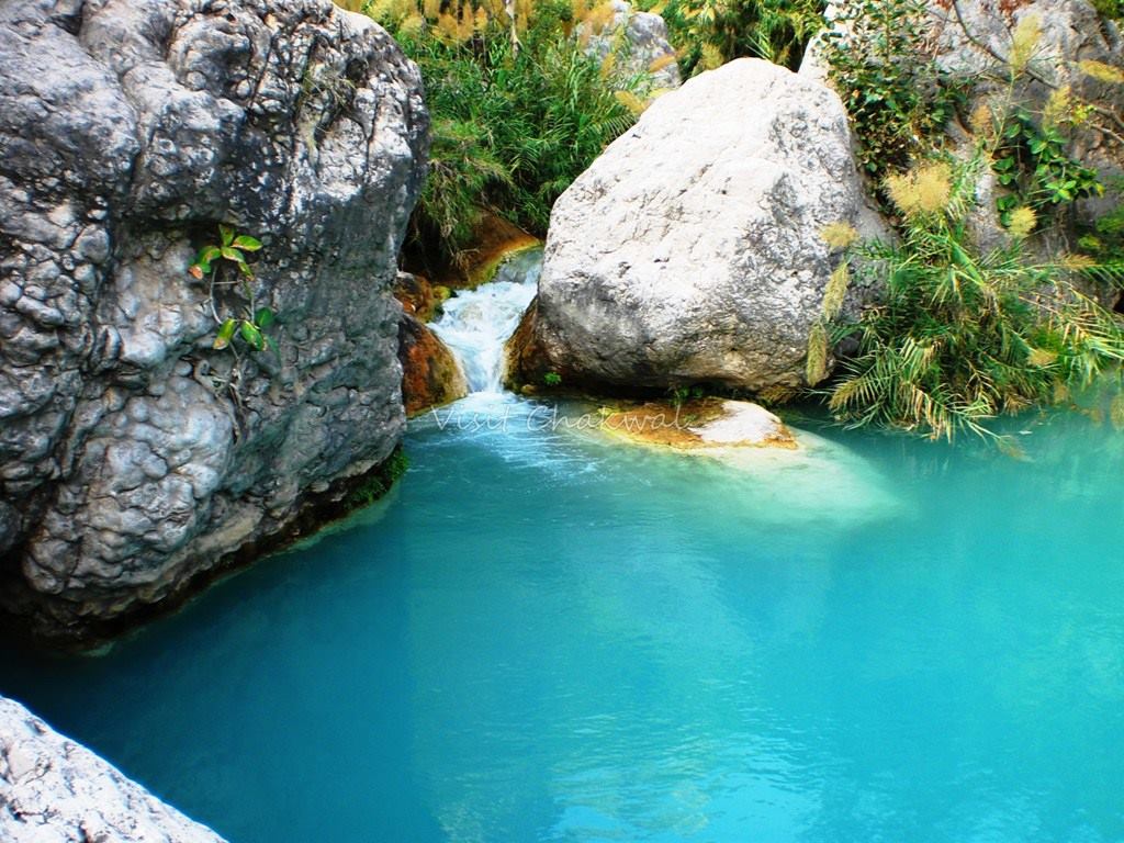 Water stream in Chakwal district. Neela Wahn Chakwal district. top picnic place in Punjab