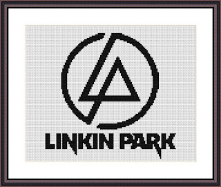 Linkin Park logo cross stitch - Tango Stitch