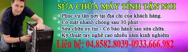 sửa máy tính tại nhà quận tây hồ