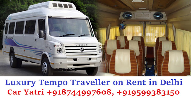 Luxury Tempo Traveller on Rent in Delhi for sightseeing Trips