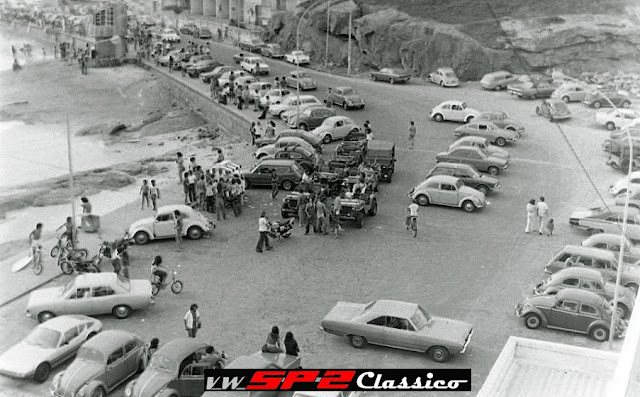 Foto antiga - Praia do Arpoador 1974