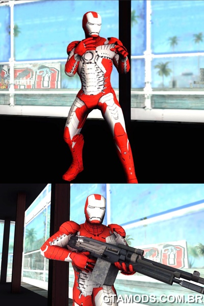 Skin Iron Man 3 Mark 5