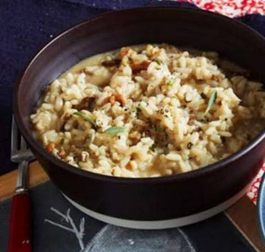 How To Make Walnut Risotto Recipe In Urdu / English 