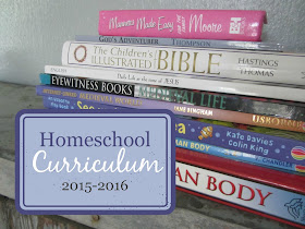 Homeschool Curriculum 2015-2016 {The Unlikely Homeschool}