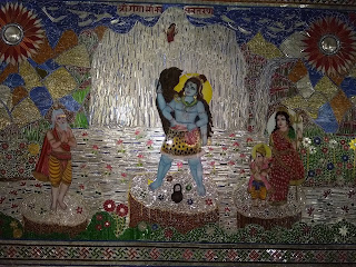 Haridwar Pawan Dham Glass Art