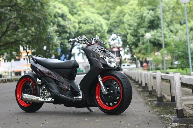 gambar modifikasi motor Modifikasi Motor Matic Mio Soul 