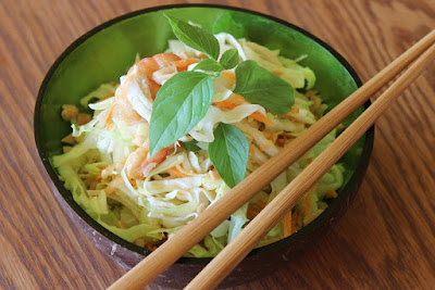 Salata vietnameza cu pui si varza