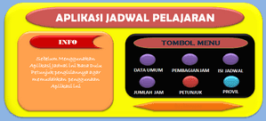 Aplikasi Jadwal Pelajaran Otomatis Format Excel