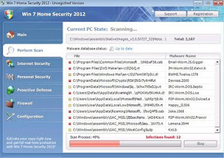 how to remove win7 home security 2012